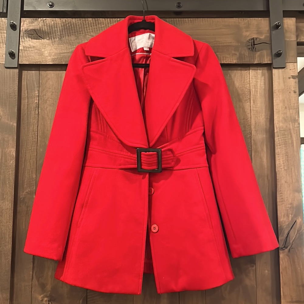 Red Jessica Simpson Coat